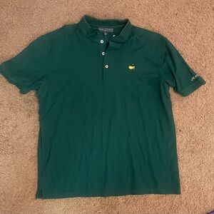 Masters Golf Top Polo Shirt Pima Cotton Pullover Lightweight Augusta Size XL
